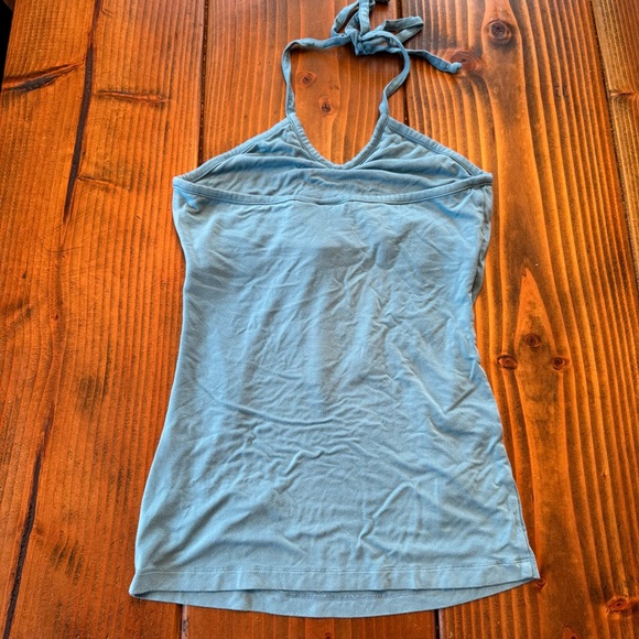 Harley-Davidson Blue Fringe Halter Top - Picture 4 of 7